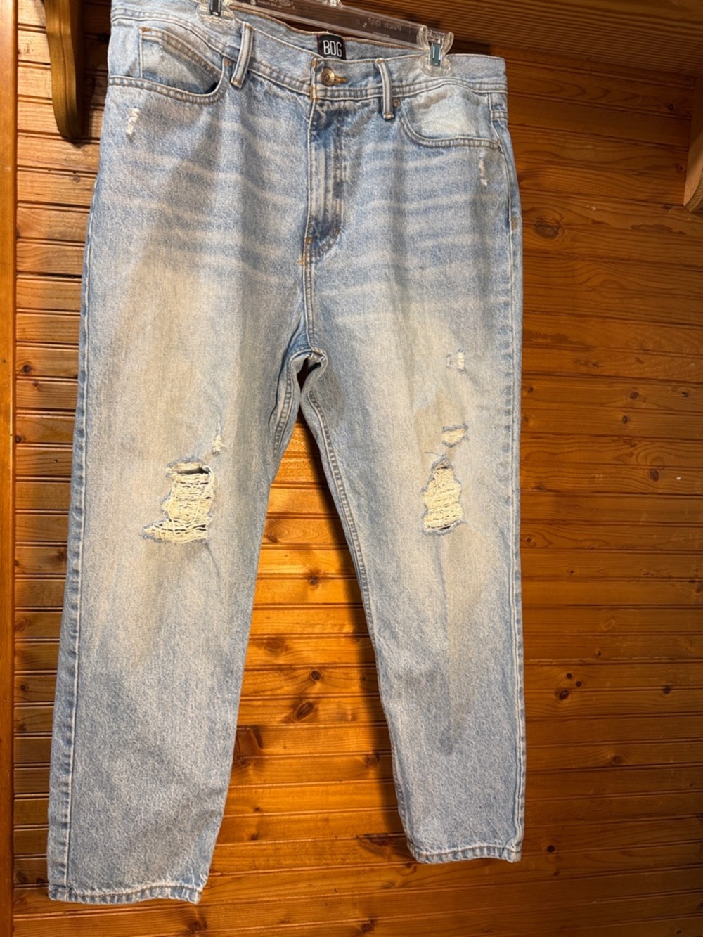 BDG urban outfitters Light Blue Tapered fit dad slim Denim Jeans